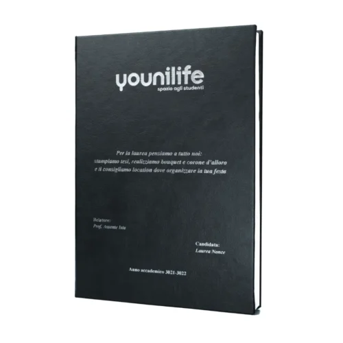 Dandy: tesi rigida in similpelle goffrata nera