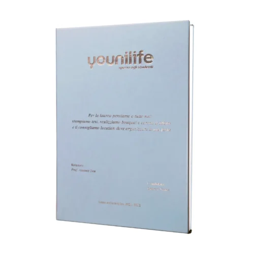 Tesi di laurea celeste carta zucchero