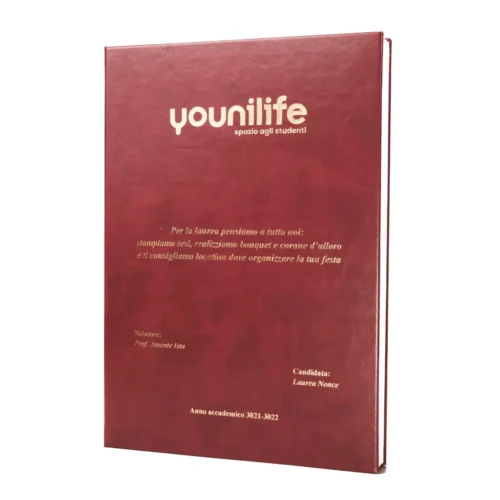 Nürma: tesi rigida in similpelle liscia bordeaux